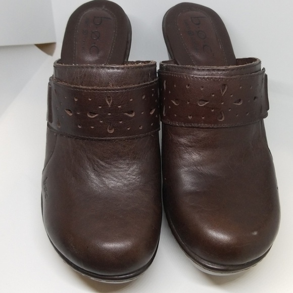 B.O.C brown heel mule CIG14 8/39 M/W - Picture 1 of 4